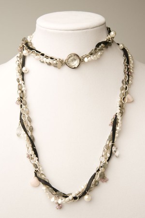 Twisted Leather Necklace